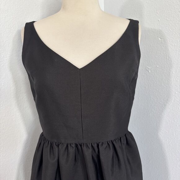 Kate Spade‎ Mini Dress Womens 4 Black Old Money Cocktail Coquette Whimsigoth Y2K - Picture 2 of 10